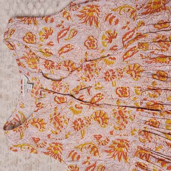 Lucky Brand Women's Floral Sleeveless Peplum Top - Picture 2 of 6